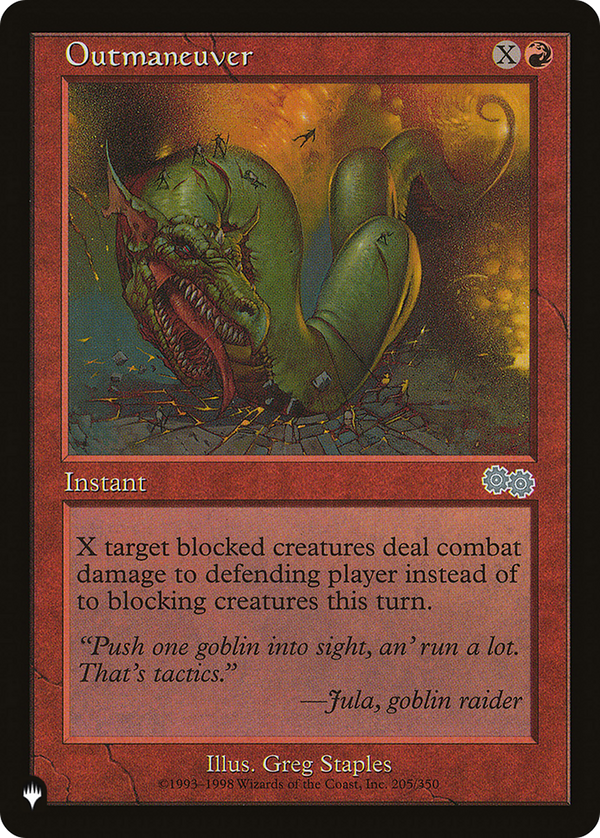 Outmaneuver - USG Reprint (PLST)