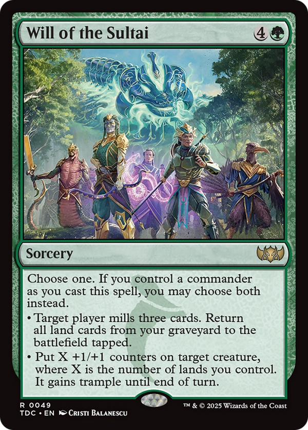 Will of the Sultai (TDC)