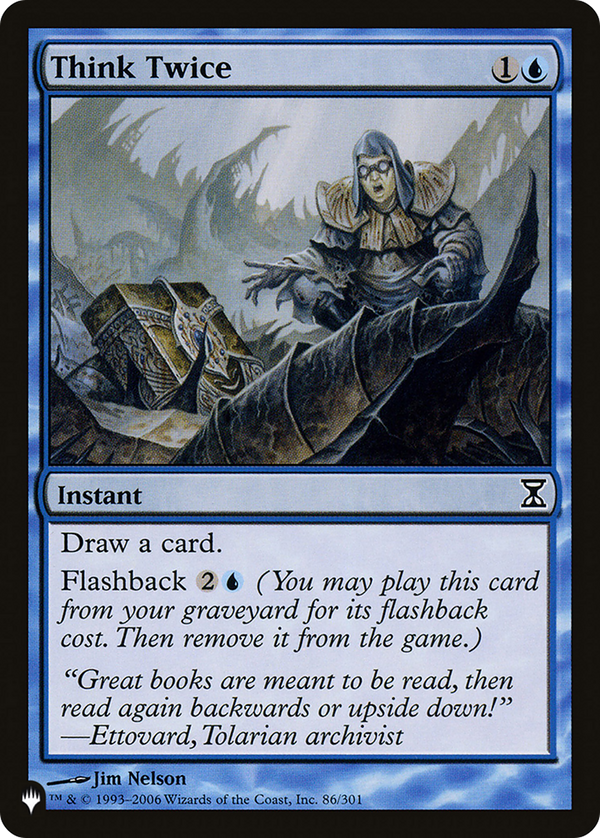 Think Twice - TSP Reprint (PLST)