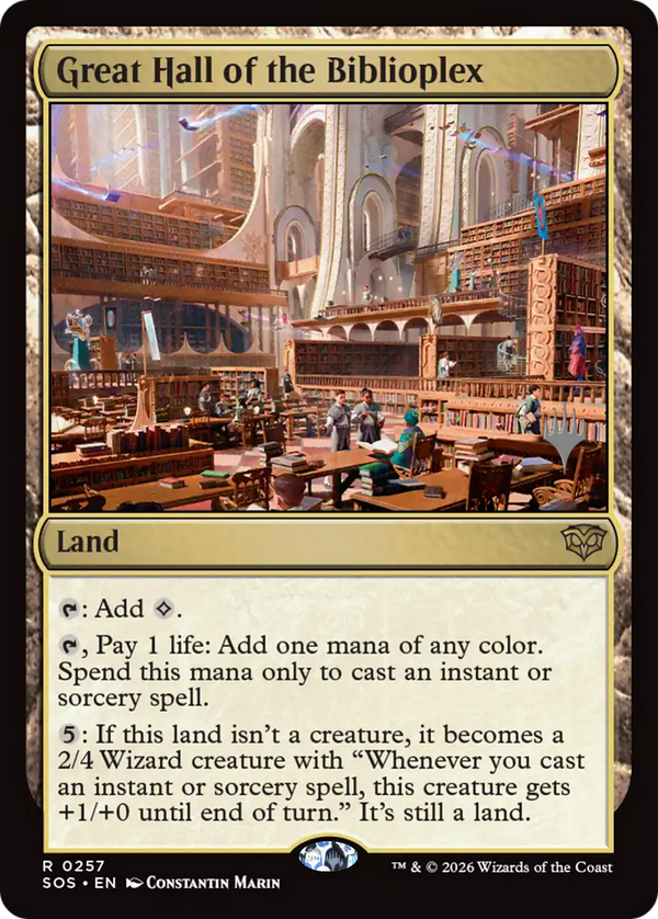 Great Hall of the Biblioplex - Promo Pack (PSOS)