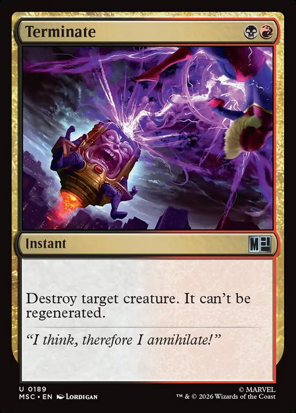 Terminate (MSC)