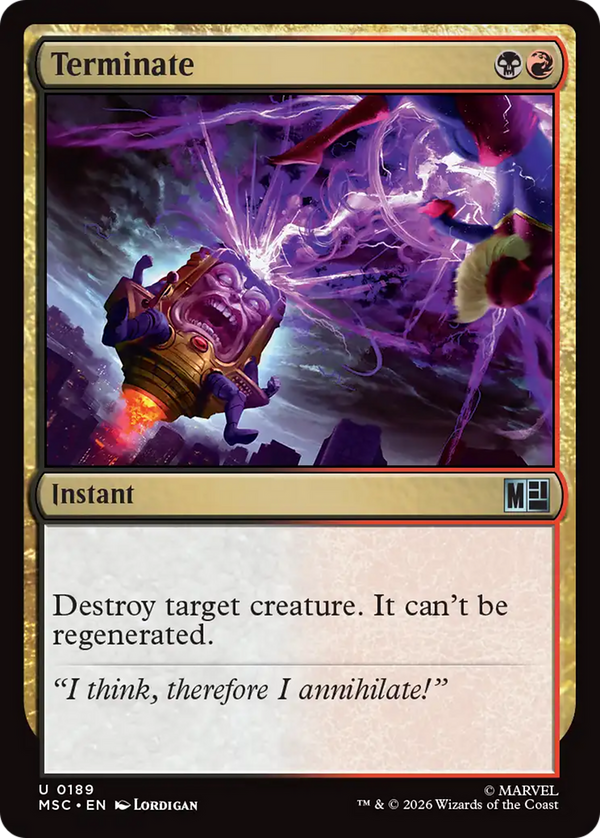 Terminate (MSC) (Pre-Order)