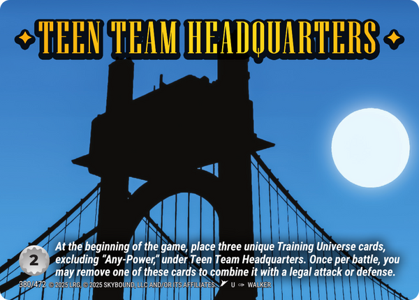 Teen Team Headquarters - SKY-380 - Uncommon