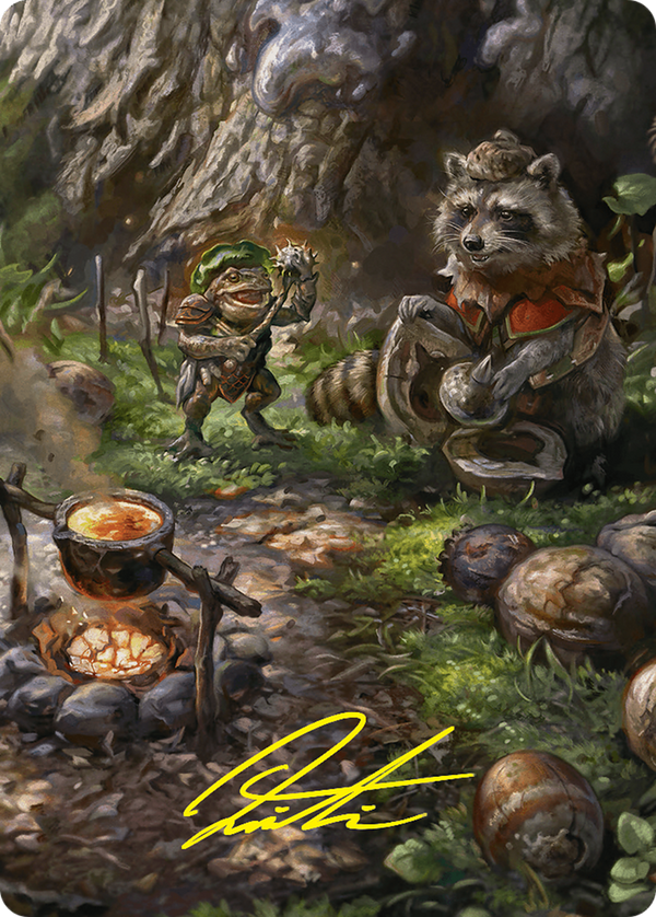 Sylvan Scavenging - Art Series (Gold-Stamped Signature) (AFDN)