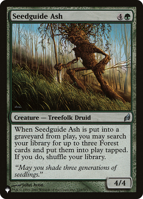 Seedguide Ash - LRW Reprint (PLST)