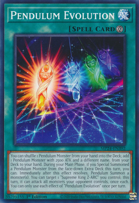 Pendulum Evolution (card) - MP24-EN392 - Common - 1st Edition