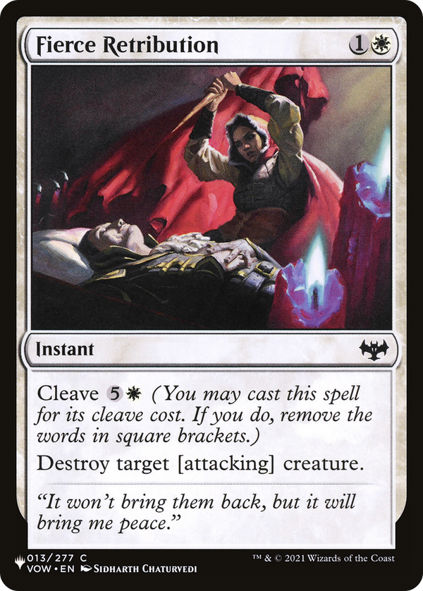 Fierce Retribution - VOW Reprint (PLST)