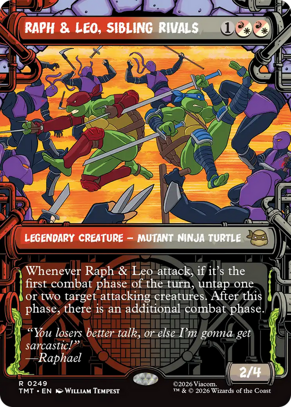 Raph & Leo, Sibling Rivals - Sewer Frame (TMT)