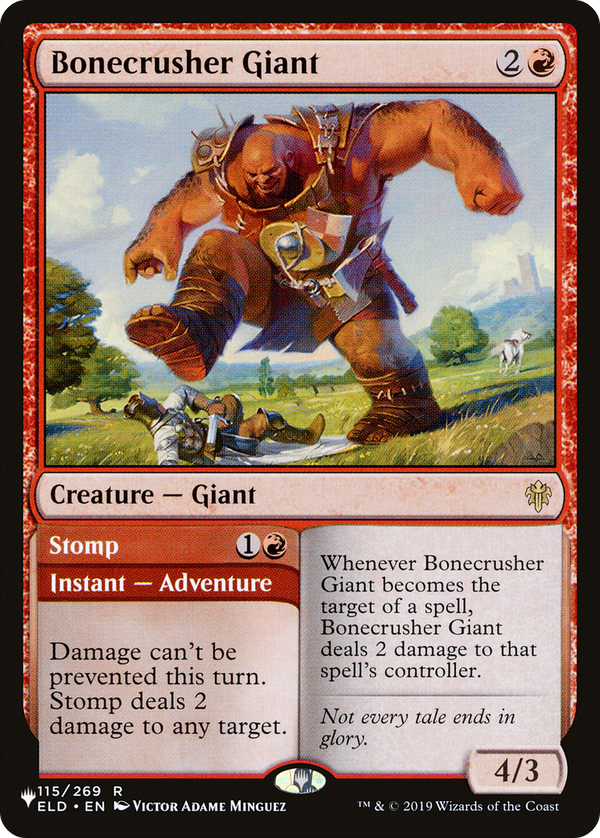 Bonecrusher Giant // Stomp - ELD Reprint (115) (PLST)
