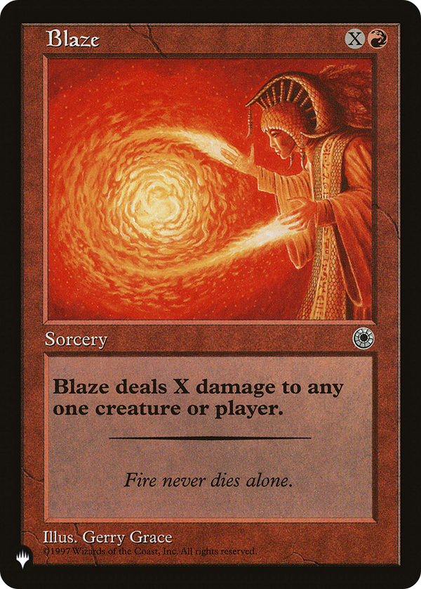 Blaze - POR Reprint (PLST)
