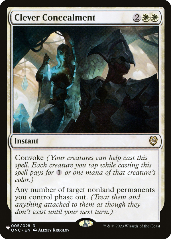 Clever Concealment - ONC Reprint (PLST)