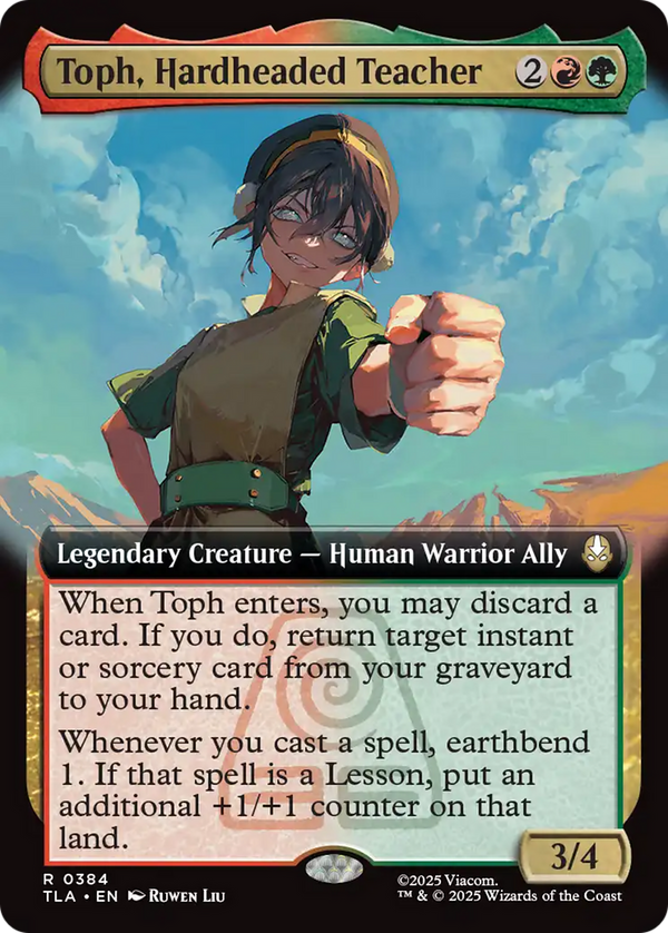 Toph, Hardheaded Teacher - Extended Art (TLA)