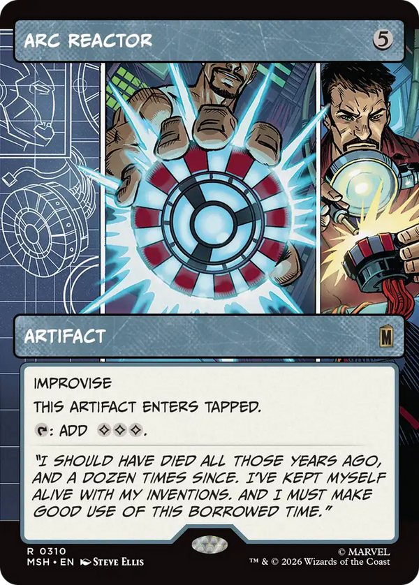 Arc Reactor - Panel Showcase (MSH) (Pre-Order)