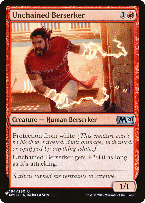 Unchained Berserker - M20 Reprint (PLST)