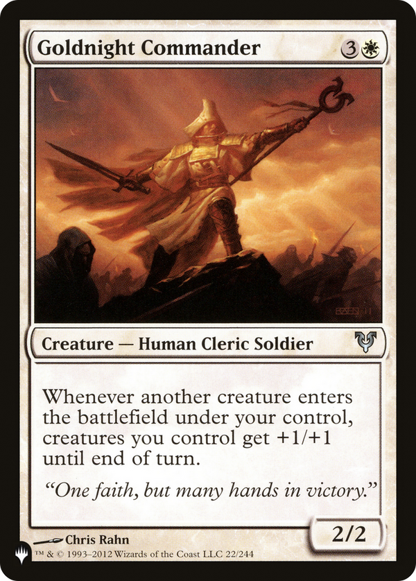 Goldnight Commander - AVR Reprint (PLST)