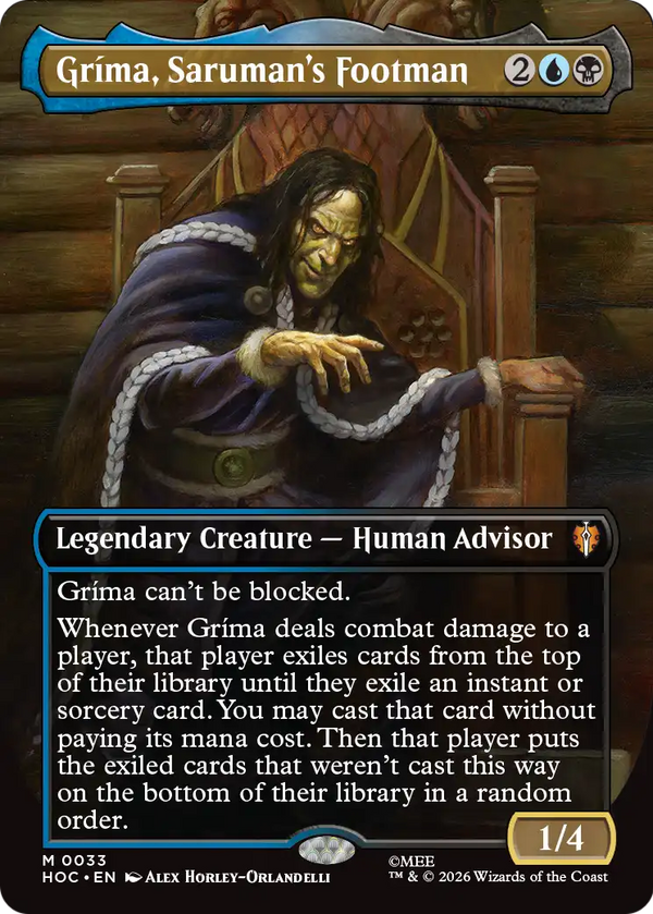 Gríma, Saruman's Footman - Borderless (HOC)