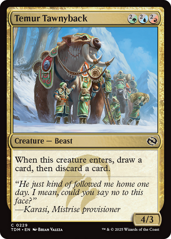 Temur Tawnyback (TDM)