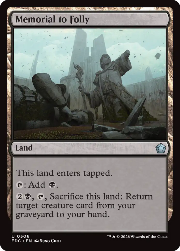 Memorial to Folly (FDC)
