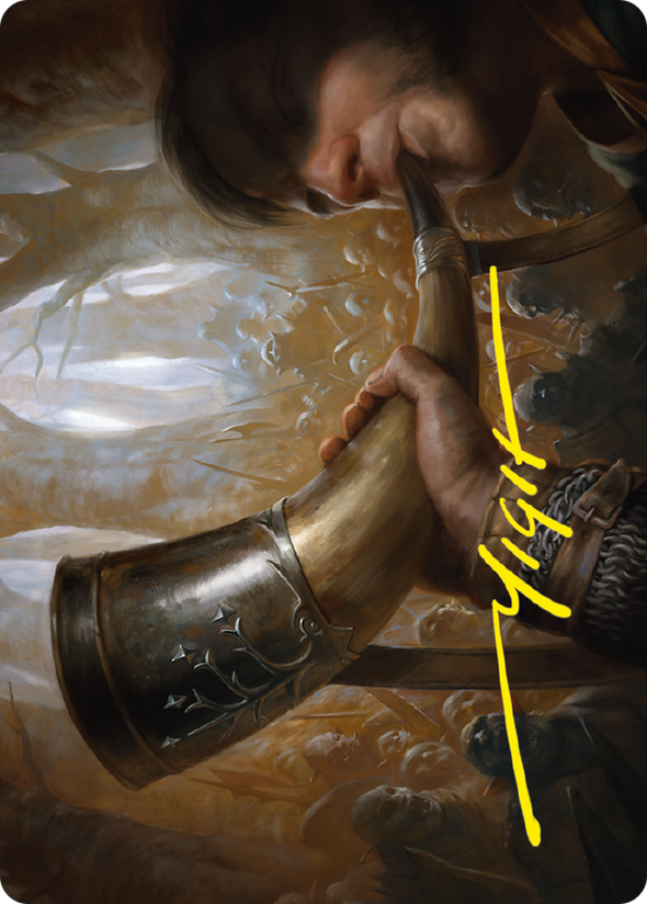 Horn of Gondor - Art Series (Gold-Stamped Signature) (ALTR)