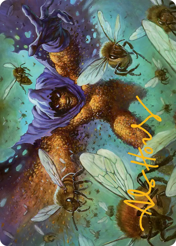 Swarm, Being of Bees - Art Series (Gold-Stamped Signature) (ASPM)