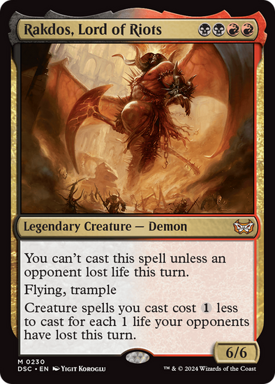 Rakdos, Lord of Riots (DSC)