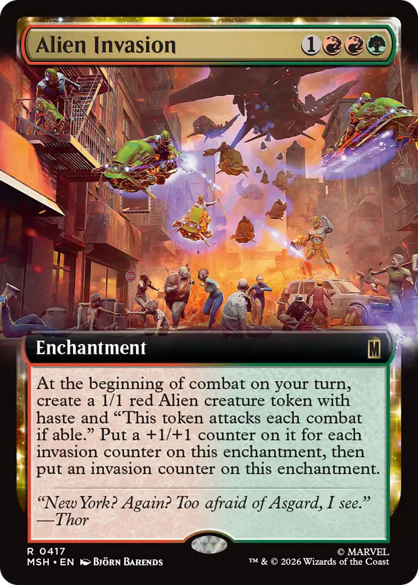 Alien Invasion - Extended Art (MSH) (Pre-Order)