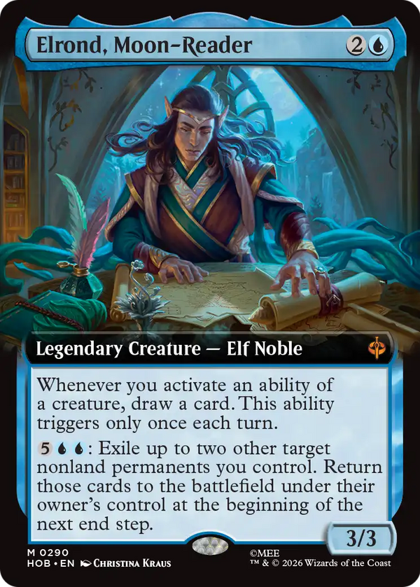 Elrond, Moon-Reader - Extended Art (HOB)