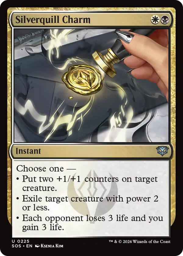 Silverquill Charm (SOS)