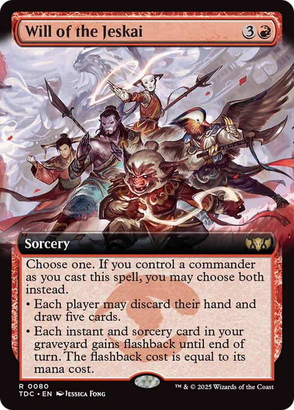 Will of the Jeskai - Extended Art (TDC)