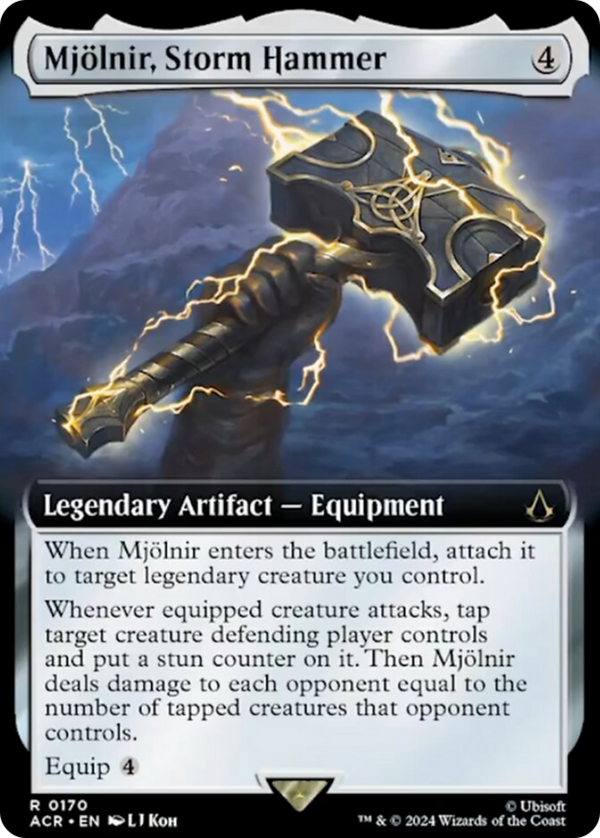 Mjolnir, Storm Hammer - Extended Art (ACR)