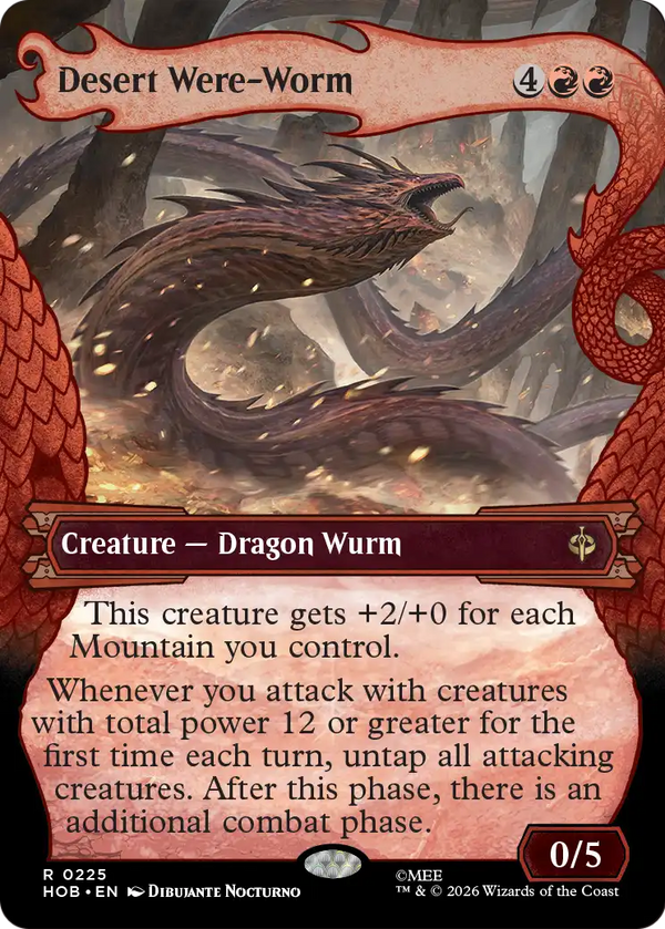 Desert Were-Worm - Dragon Hoard Frame (HOB)