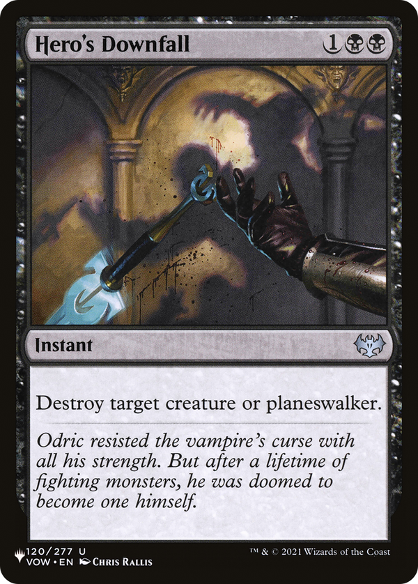 Hero's Downfall - VOW Reprint (PLST)