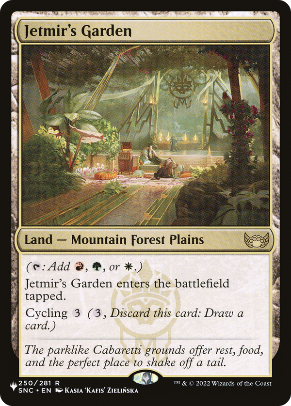 Jetmir's Garden - SNC Reprint (PLST)