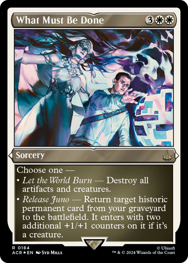 What Must Be Done (Etched) (ACR)
