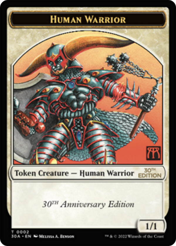 Human Warrior Token (T30A)