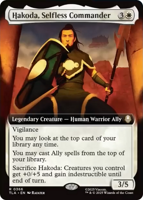 Hakoda, Selfless Commander - Extended Art (TLA)