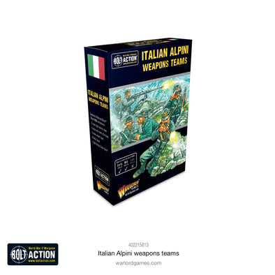 Bolt Action - Italy - Italian Alpini Weapons Teams