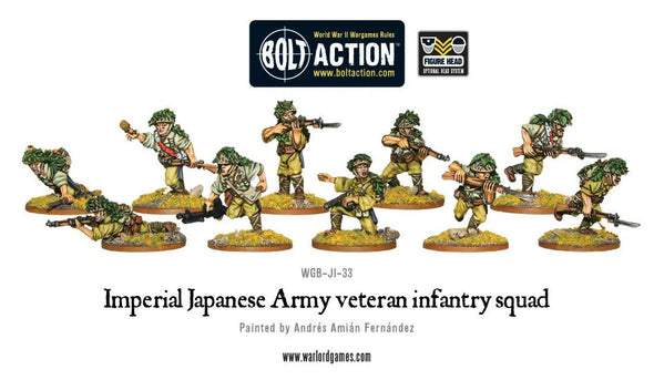 Bolt Action - Imperial Japan - Veteran Infantry Squad (Army)