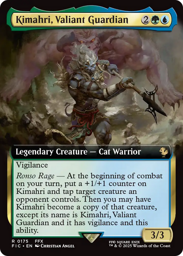 Kimahri, Valiant Guardian - Extended Art (FIC)