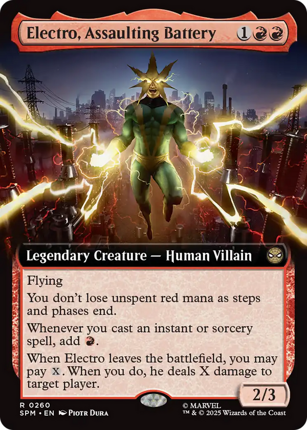 Electro, Assaulting Battery - Extended Art (SPM)