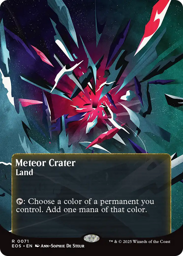 Meteor Crater - Borderless Poster (EOS)