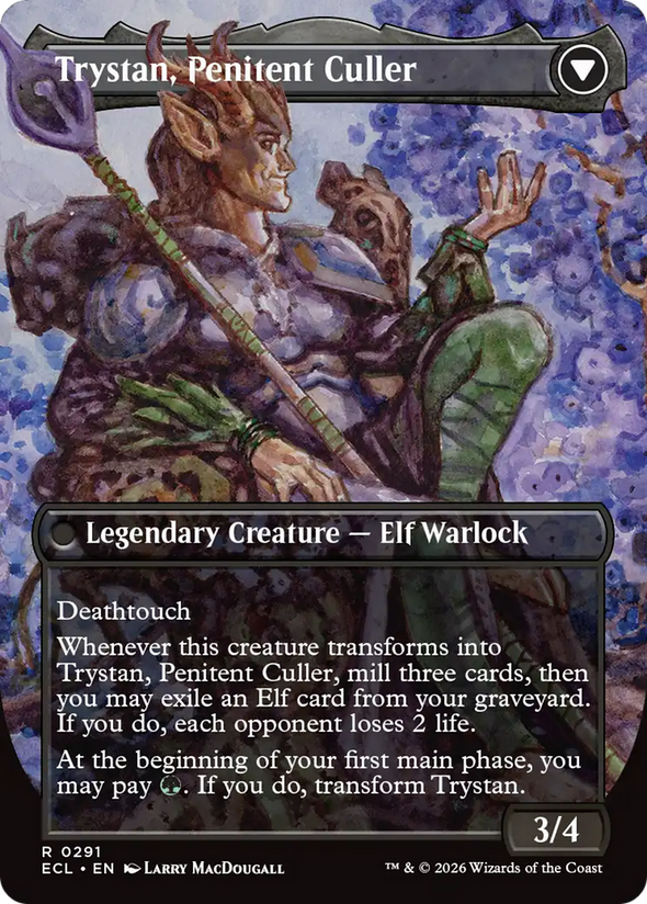 Trystan, Callous Cultivator // Trystan, Penitent Culler - Borderless (ECL)