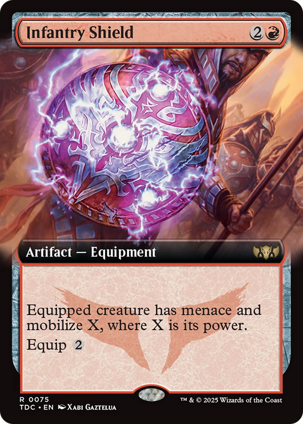 Infantry Shield - Extended Art (TDC)