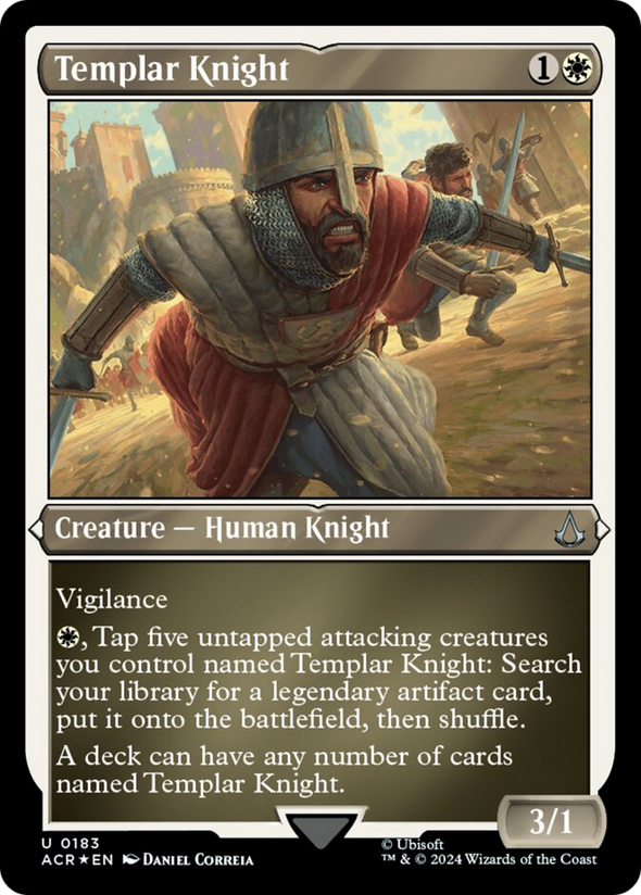 Templar Knight (Etched) (ACR)