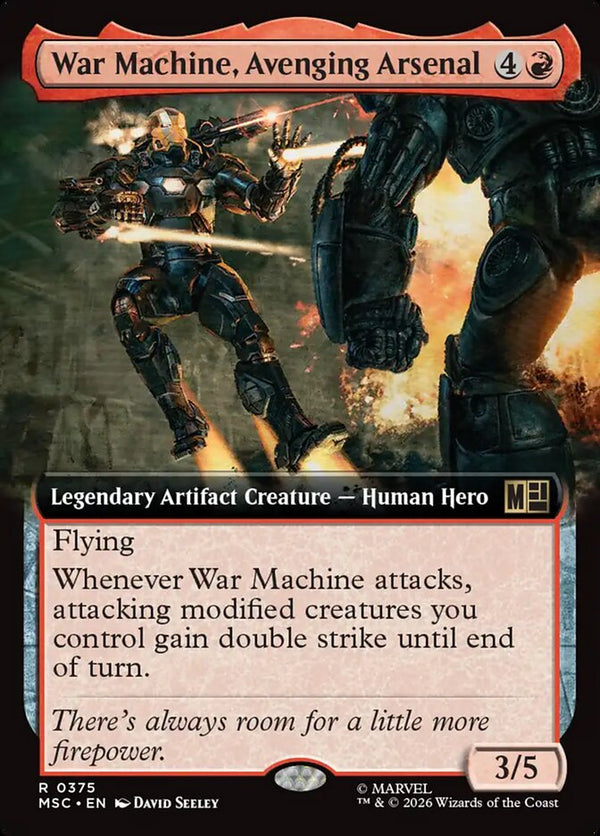 War Machine, Avenging Arsenal - Extended Art (MSC)