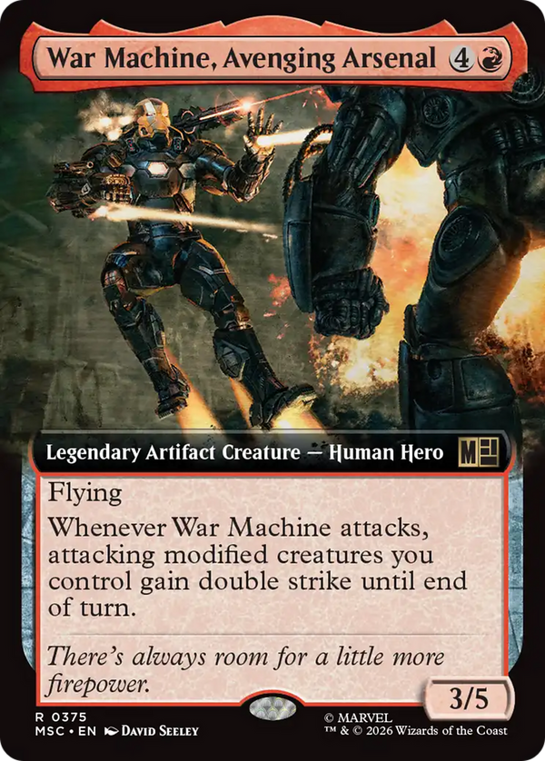 War Machine, Avenging Arsenal - Extended Art (MSC) (Pre-Order)
