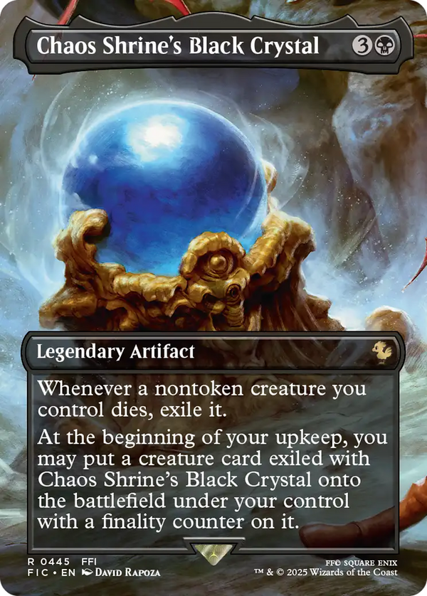 Chaos Shrine's Black Crystal - Borderless (FIC)