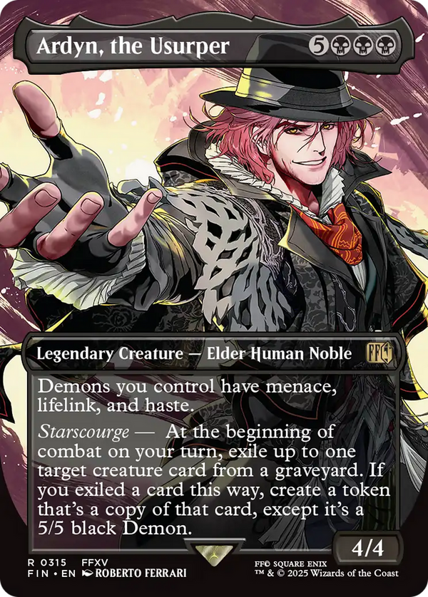 Ardyn, the Usurper - Borderless Artist Card (FIN)