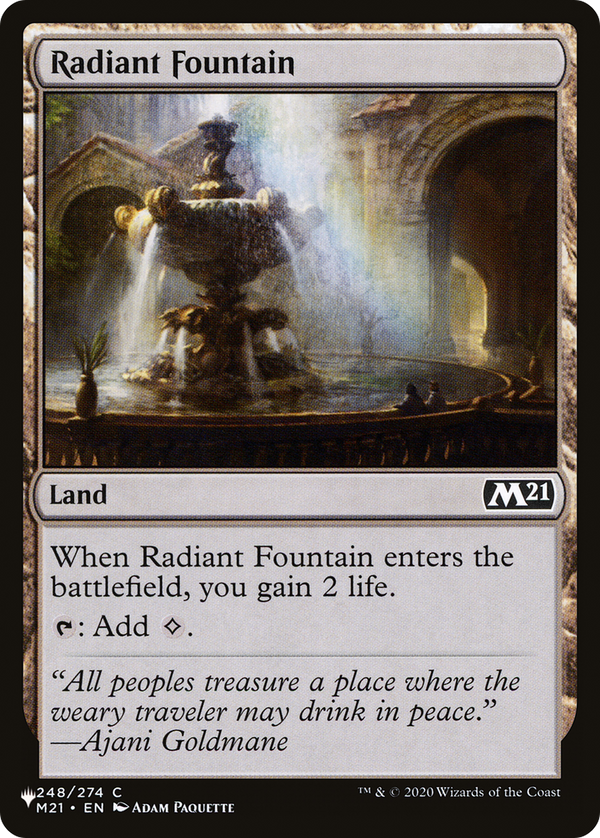 Radiant Fountain - M21 Reprint (PLST)