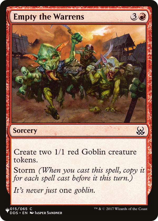Empty the Warrens - DDS Reprint (PLST)